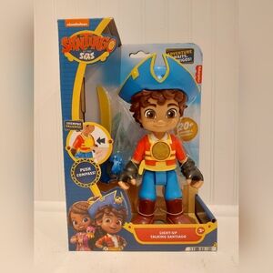 Santiago of the Seas Light Up Talking Poseable Figure Fisher  Nickelodeon